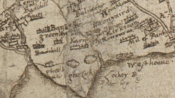 16世紀の地図当時はKarnoustieと記されている。